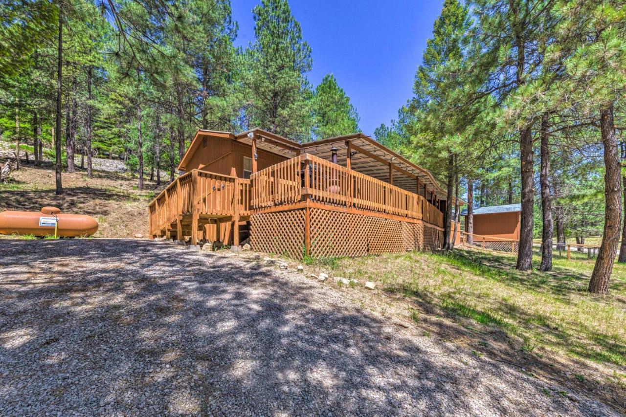 Quiet Cloudcroft Cabin With Porch And Gas Grill! Exteriér fotografie