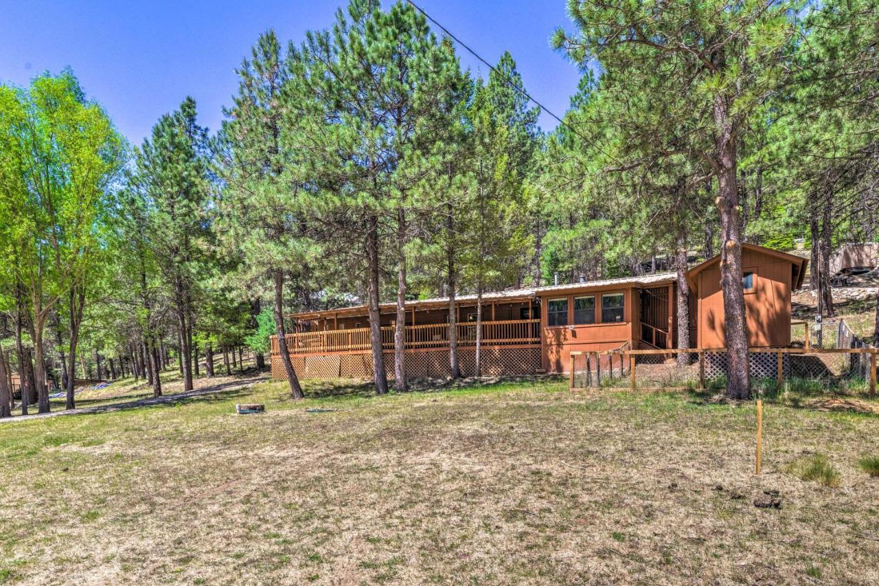 Quiet Cloudcroft Cabin With Porch And Gas Grill! Exteriér fotografie